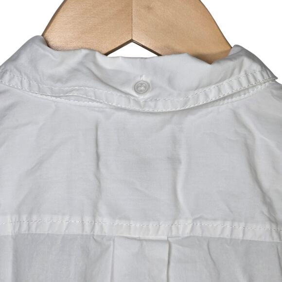 J. Crew Relaxed-fit washed cotton poplin shirt White 4 AX583 - Picture 3 of 10